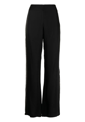 Baruni x Ramadan side-stripe wide-leg trousers - Black