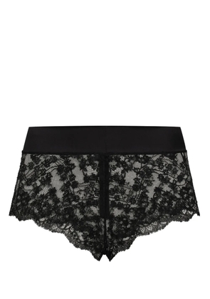 Dolce & Gabbana floral-lace briefs - Black