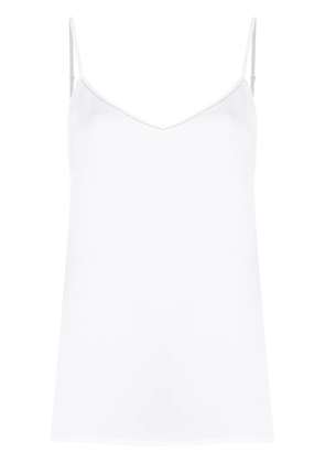 Fabiana Filippi metallic-trim cami top - White