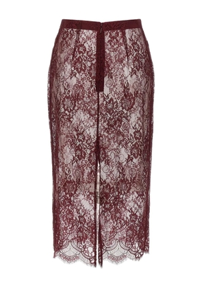 L'Agence Makena midi skirt - Red