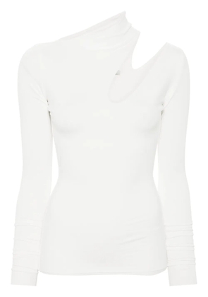 MANURÍ Bambina cut-out detail top - Neutrals