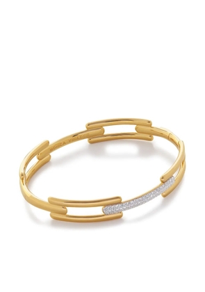 Monica Vinader diamond pavé bracelet - Gold