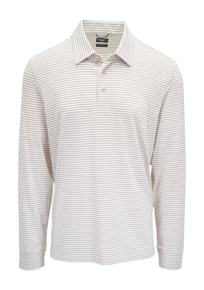 FAHERTY striped polo shirt - Neutrals
