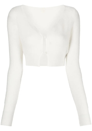 Jacquemus Le Cardigan Alzou cropped jacket - Neutrals