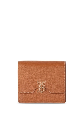 Burberry TB-plaque folding wallet - Brown