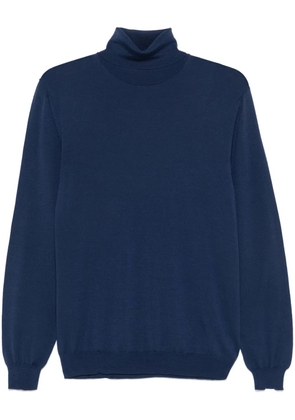 Zanone roll-neck sweater - Blue