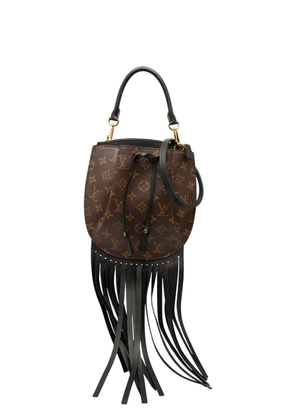 Louis Vuitton Pre-Owned 2016 Monogram Fringed Noe bucket bag - Brown