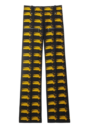 Burberry Duck-print wool trousers - Yellow