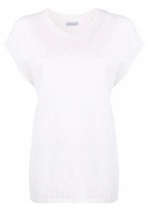 Malo ribbed-knit cashmere T-shirt - White