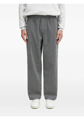 Aries elastic-waistband striped trousers - Blue