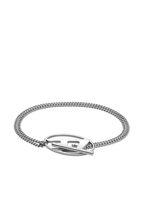 Diesel Oval D-plaque bracelet - Silver