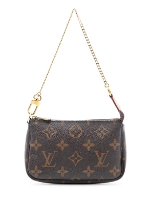 Louis Vuitton Pre-Owned 2019 Monogram Mini Pochette Accessoires handbag - Brown
