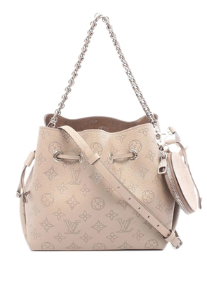 Louis Vuitton Pre-Owned 2021-2025 Monogram Mahina Bella bucket bag - Brown