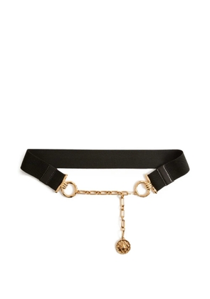 La DoubleJ logo-plaque belt - Black