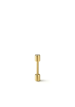 Shihara 18kt yellow gold Twist Pin 01 diamond earring