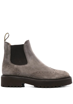 Doucal's suede Chelsea boots - Brown