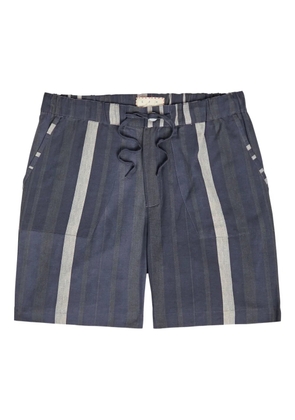 SMR Days Es Cubells striped drawstring shorts - Blue