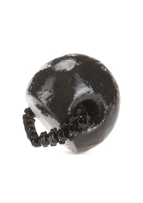 Maria Calderara beaded ring - Black
