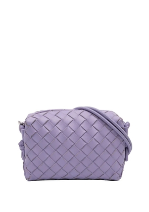 Bottega Veneta Pre-Owned 2012-2025 Mini Lambskin Intrecciato Loop Camera Bag crossbody bag - Purple