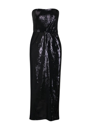 Kiton sequin strapless maxi dress - Black