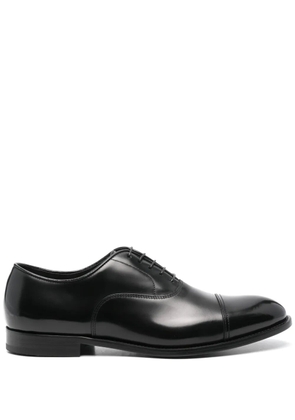 Doucal's leather oxford shoes - Black