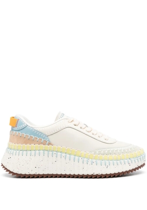 Chloé Nama panelled-design sneakers - Neutrals