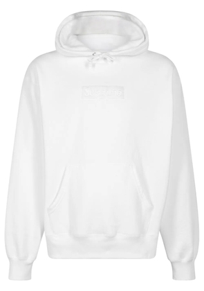 Supreme Box Logo 'FW 23 - White' hoodie
