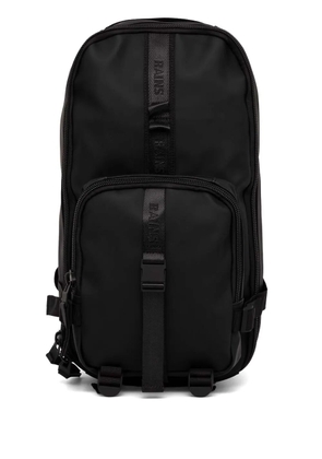 Rains Trail Rucksack zip-up backpack - Black