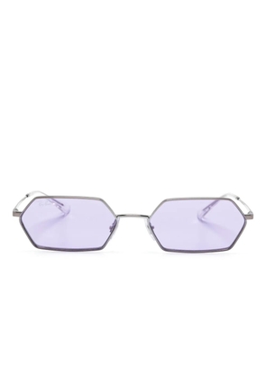 Ray-Ban Yevi geometric-frame sunglasses - Silver