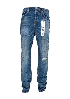 Purple Brand patch detail jeans - Blue