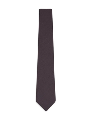 Canali wool tie - Brown