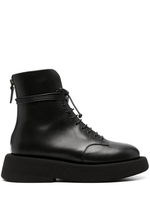 Marsèll 45mm Gommellone leather biker boots - Black