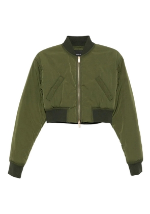 Fabiana Filippi two-way zip bomber jacket - Green
