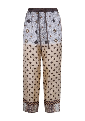 Pierre-Louis Mascia patterned trousers - Neutrals