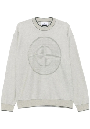 Stone Island Compass-motif sweater - Neutrals