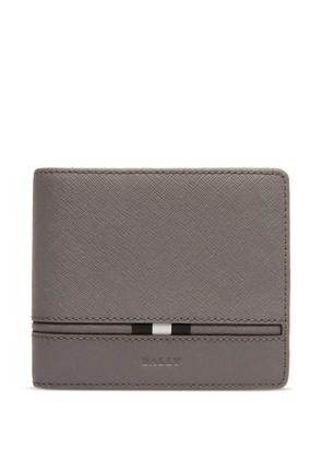 Bally embossed leather wallet - Grey