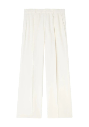 SANDRO concealed-fastening trousers - Neutrals