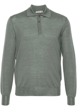 Canali merino-wool polo shirt - Green