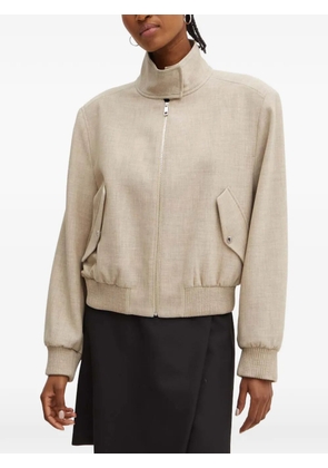 BOSS zip collar jacket - Neutrals
