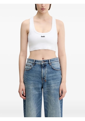 Ksubi logo vest top - White