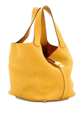 Hermès Pre-Owned Picotin Lock Bag Clemence MM bucket bag - Yellow