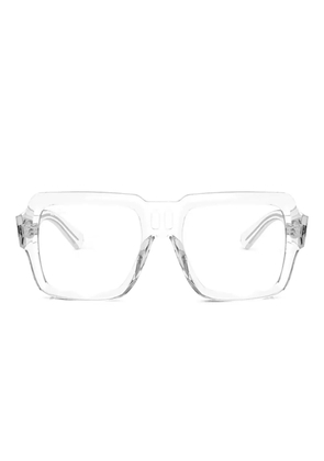 Ray-Ban Magellan geometric frame glasses - White