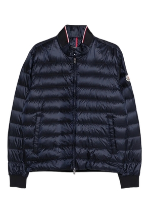 Moncler logo-patch jacket - Blue