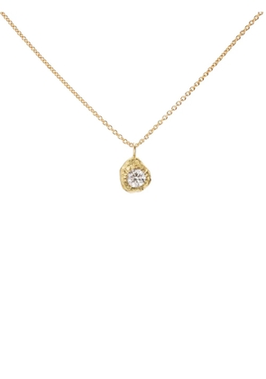 ELHANATI 18kt yellow gold Solitaire Iman pendant necklace