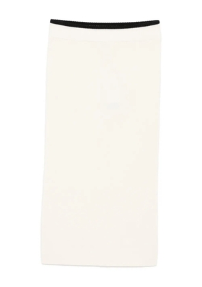 PINKO ribbed skirt - Neutrals