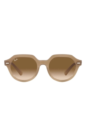 Ray-Ban Gina logo-lettering sunglasses - Brown