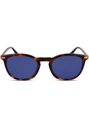 Calvin Klein oval-frame sunglasses - Brown