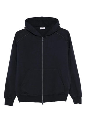 Brunello Cucinelli zip-up hoodie - Blue