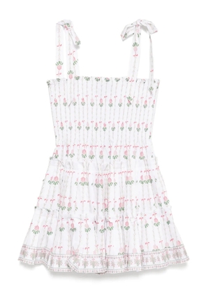 HILL HOUSE HOME Ribbon charlotte nap dress - White