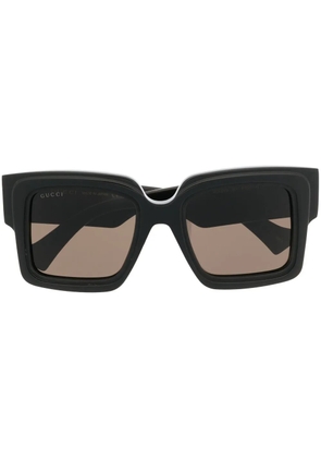 Gucci Eyewear oversized-frame sunglasses - Black